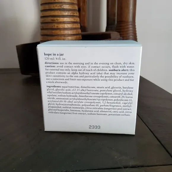 Philosophy Hope in a Jar Moisturizer Face Cream 4 oz Jumbo Size and - Picture 3 of 7